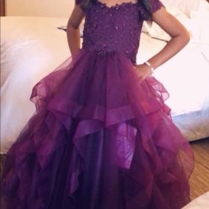 Girls dress size 8-9 Pageant Dress, Flower Girl